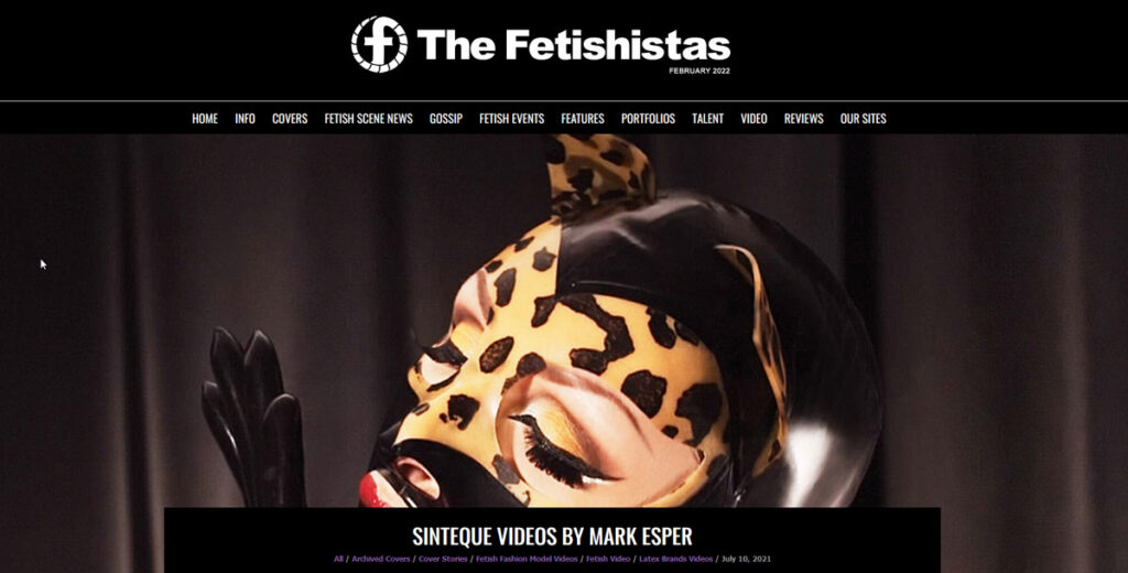 Sinteque feature @ The Fetishistas
